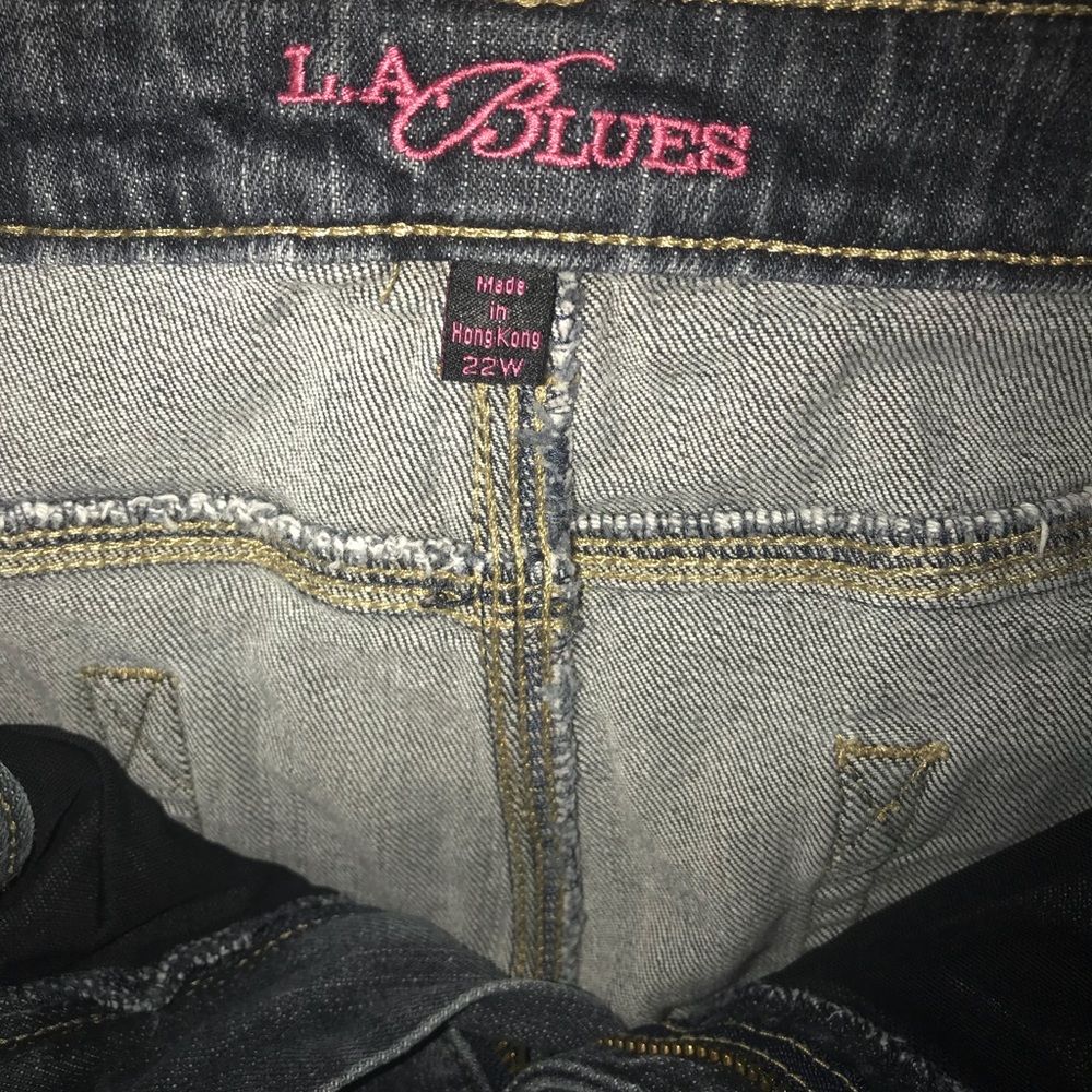 La blues denim jeans size 22w - Picture 2 of 3